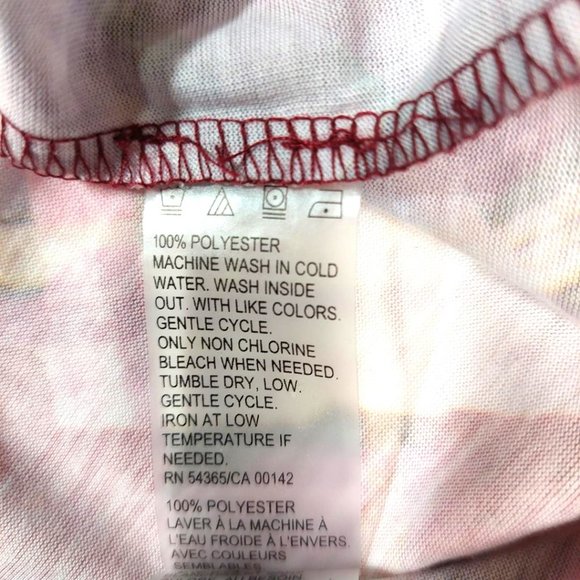 Alia Pink/Purple Block Print Top - Size L - Picture 4 of 4